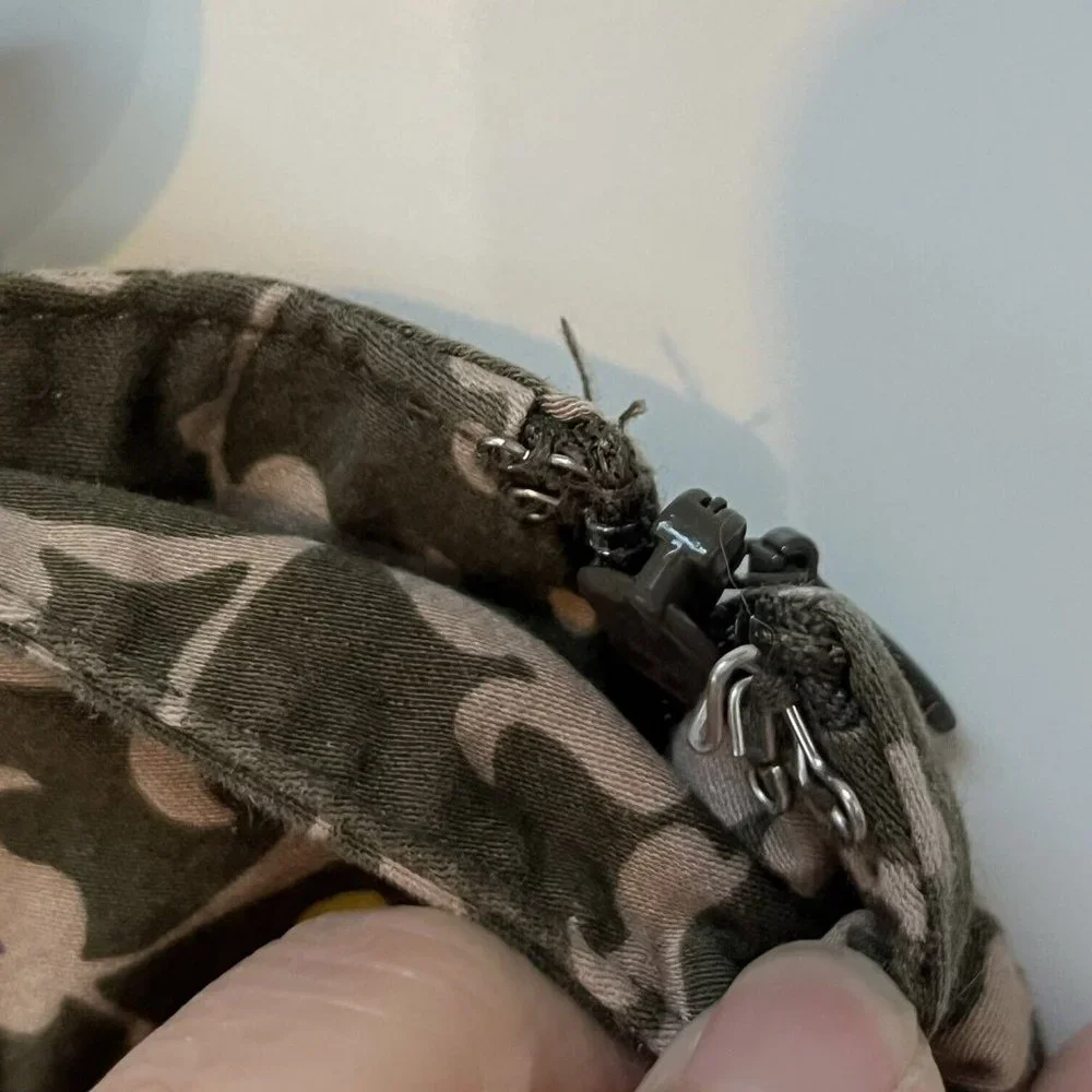 Lizgolf Athletic Skort Floral Sportswear Womens Sz 8 Olive Green Trimmed Lined - Picture 5 of 6